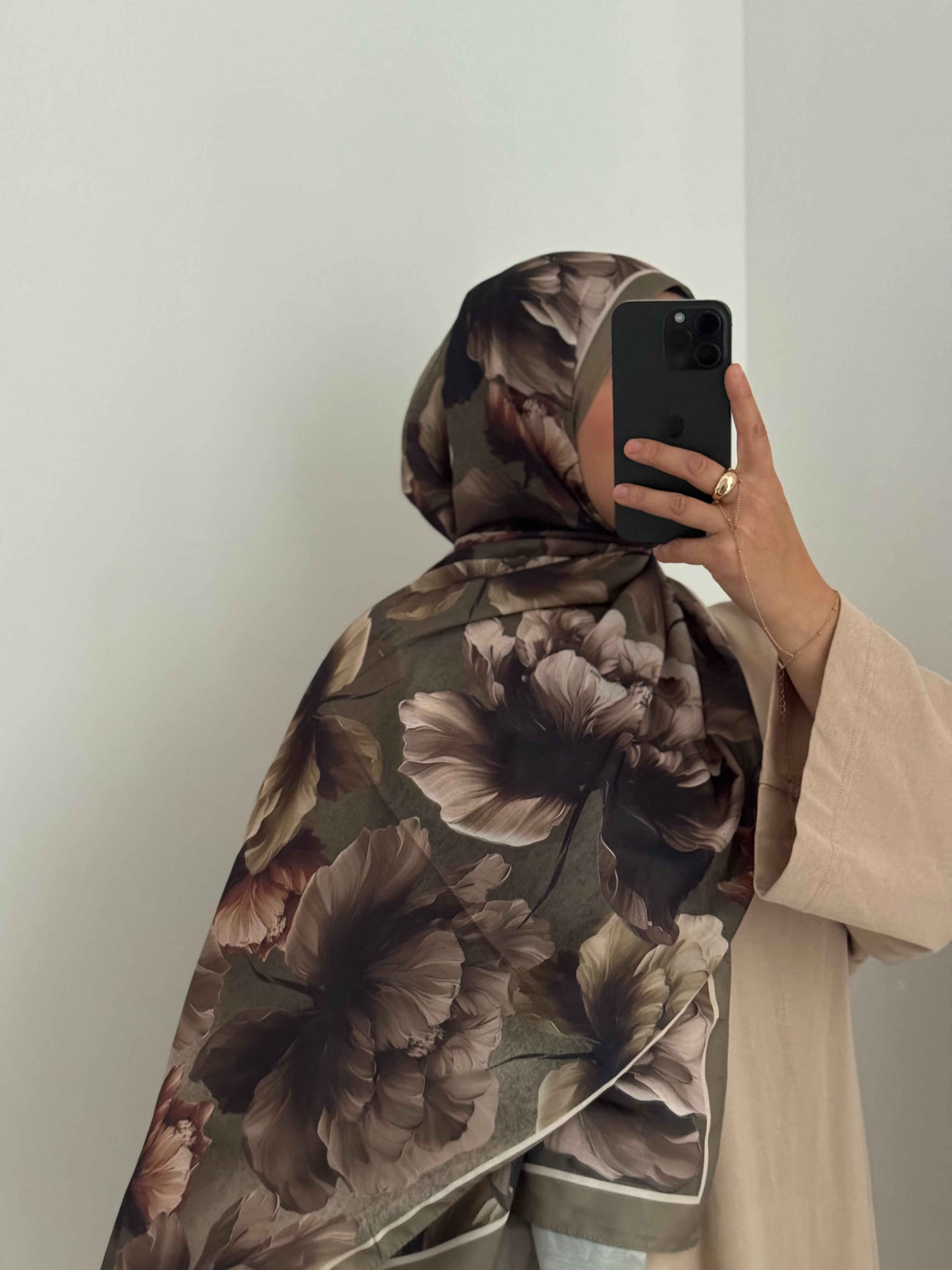 HIJAB SOFT FLOWER- 8 COLORIS