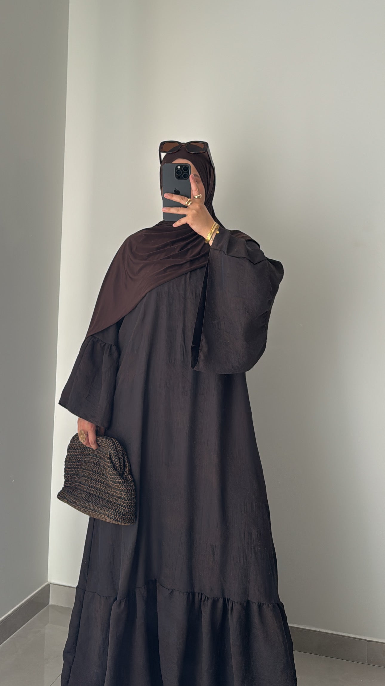 Robe LAYAL - MARRON