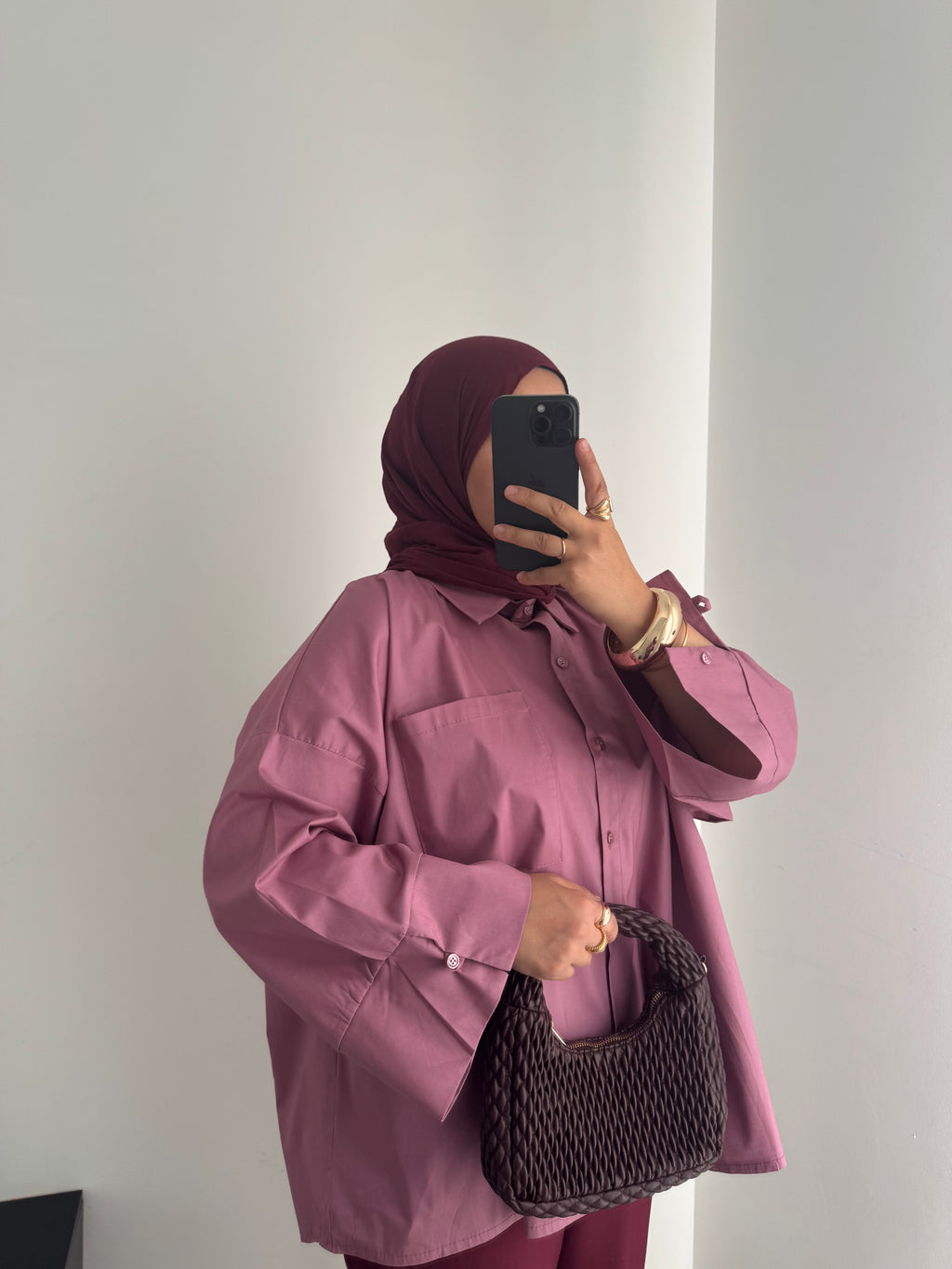 Chemise Solène - VIEUX ROSE