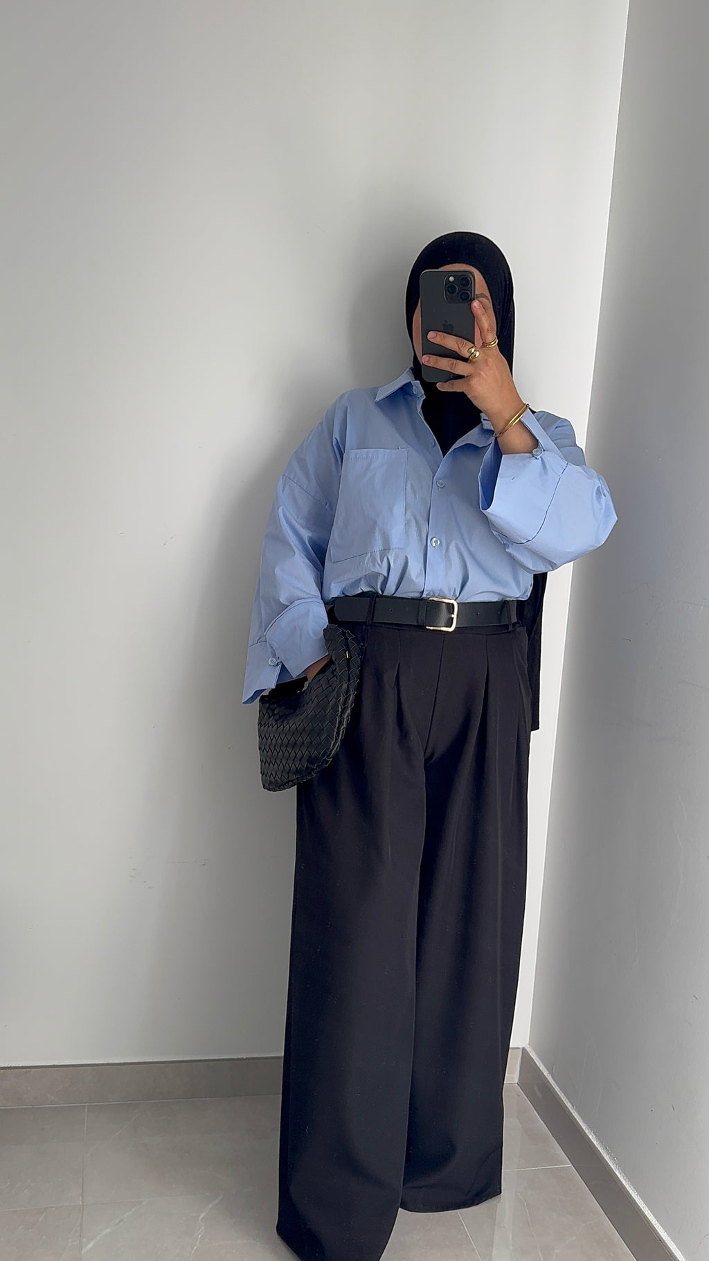 Pantalon - Palazzo avec ceinture