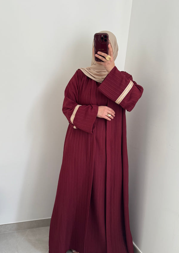 Abaya élégante - BORDEAUX