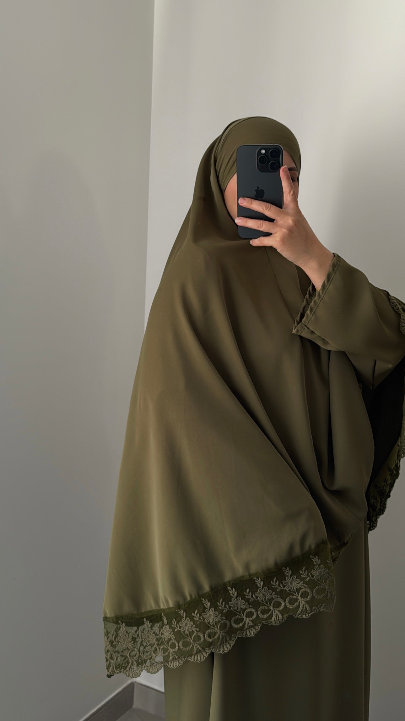 Abaya SABR - PISTACHE