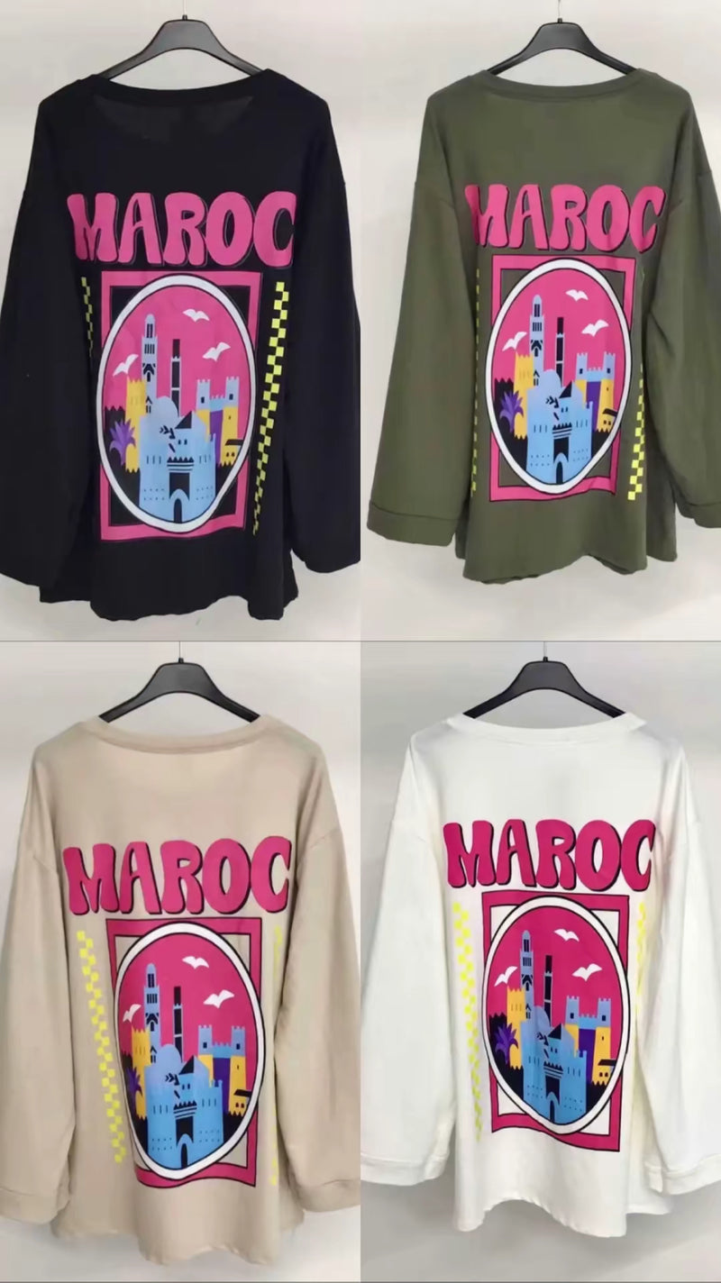 T-shirt manche longue “MAROC”