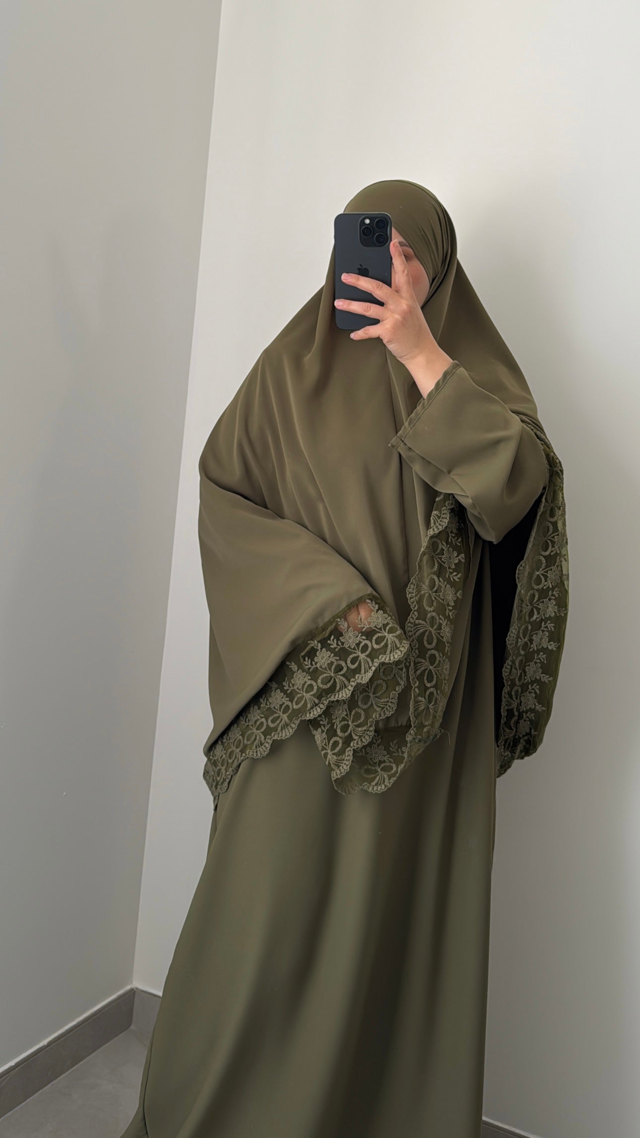 Abaya SABR - PISTACHE