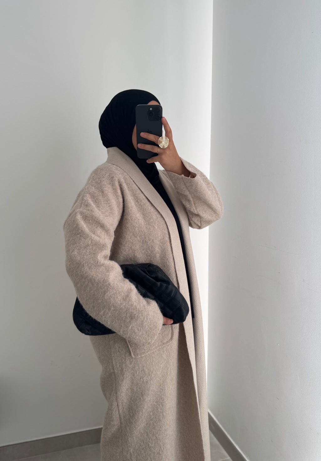 Veste manteau - BEIGE