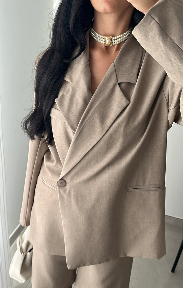 Blazer TARA - TAUPE