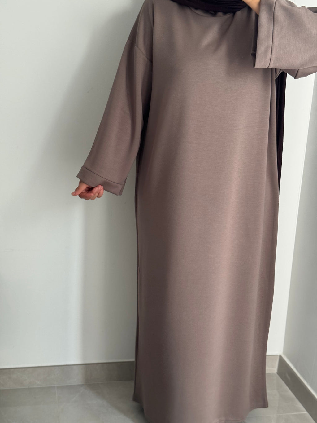 Robe sweat - TAUPE