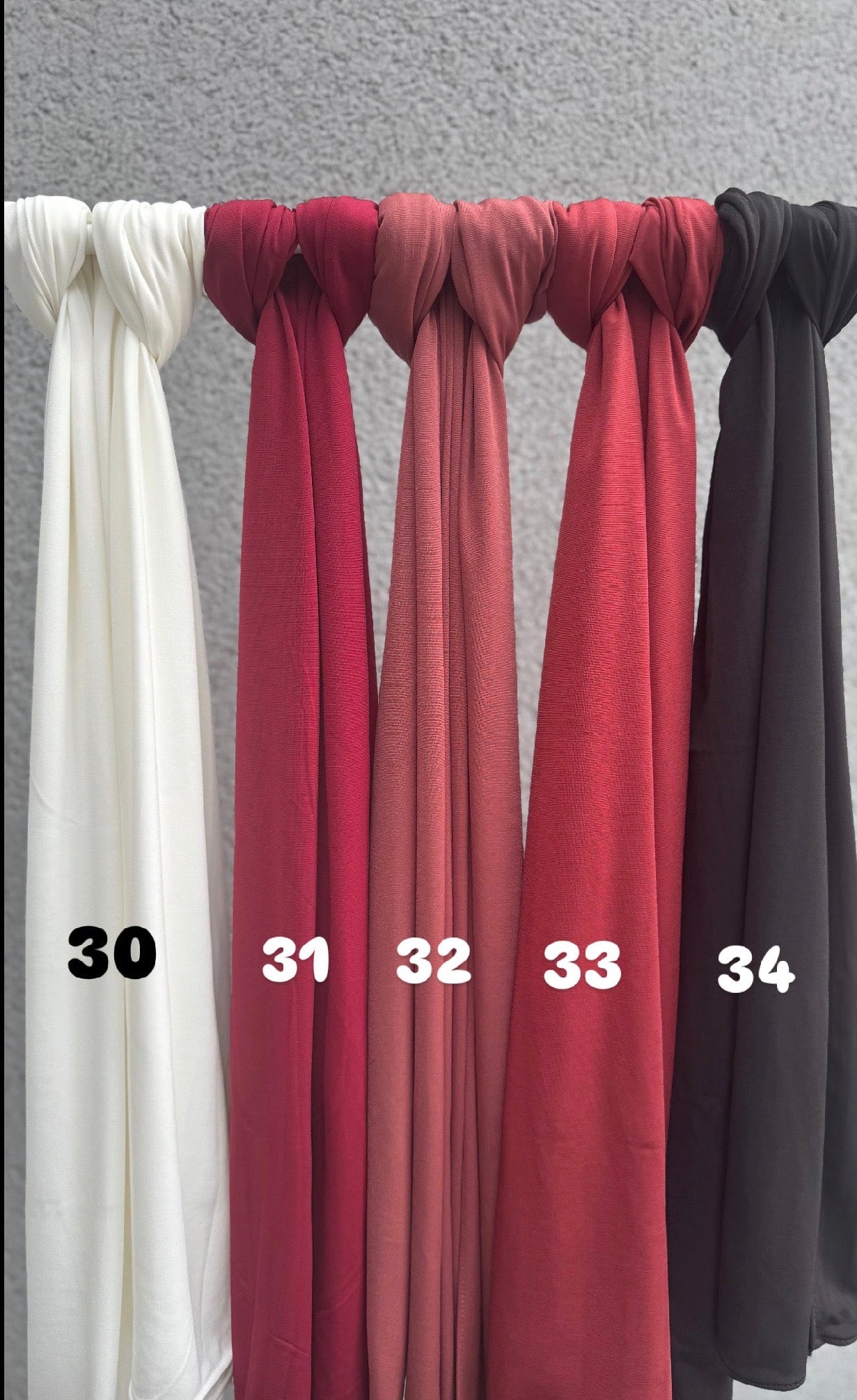 Hijab en Jersey Premium Luxe ( 38 coloris )
