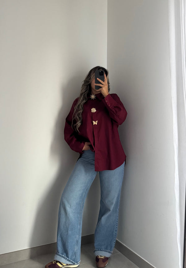 Chemise ELORA - BORDEAUX