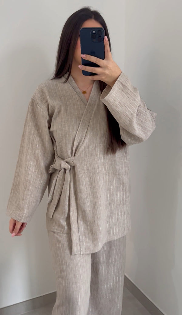 Ensemble wrap - BEIGE