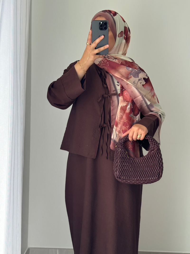 Robe NOELIA- MARRON