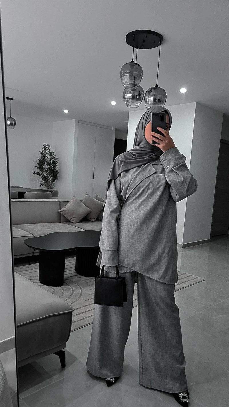 Ensemble Wrap Gris