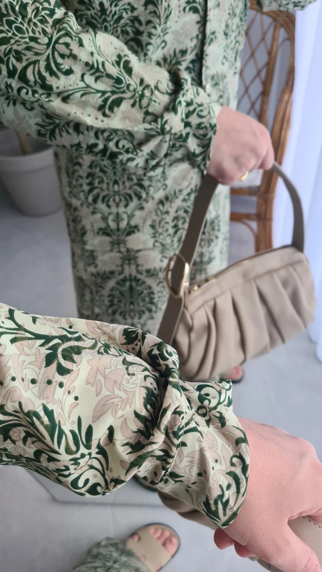 Ensemble imprimé KAKI