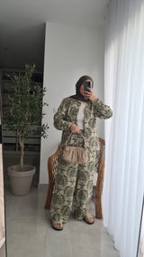 Ensemble imprimé KAKI