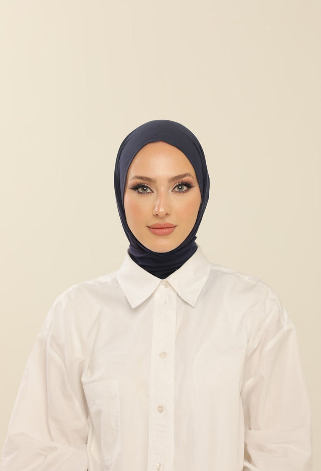 Hijab cagoule en jersey à enfiler - 13 coloris