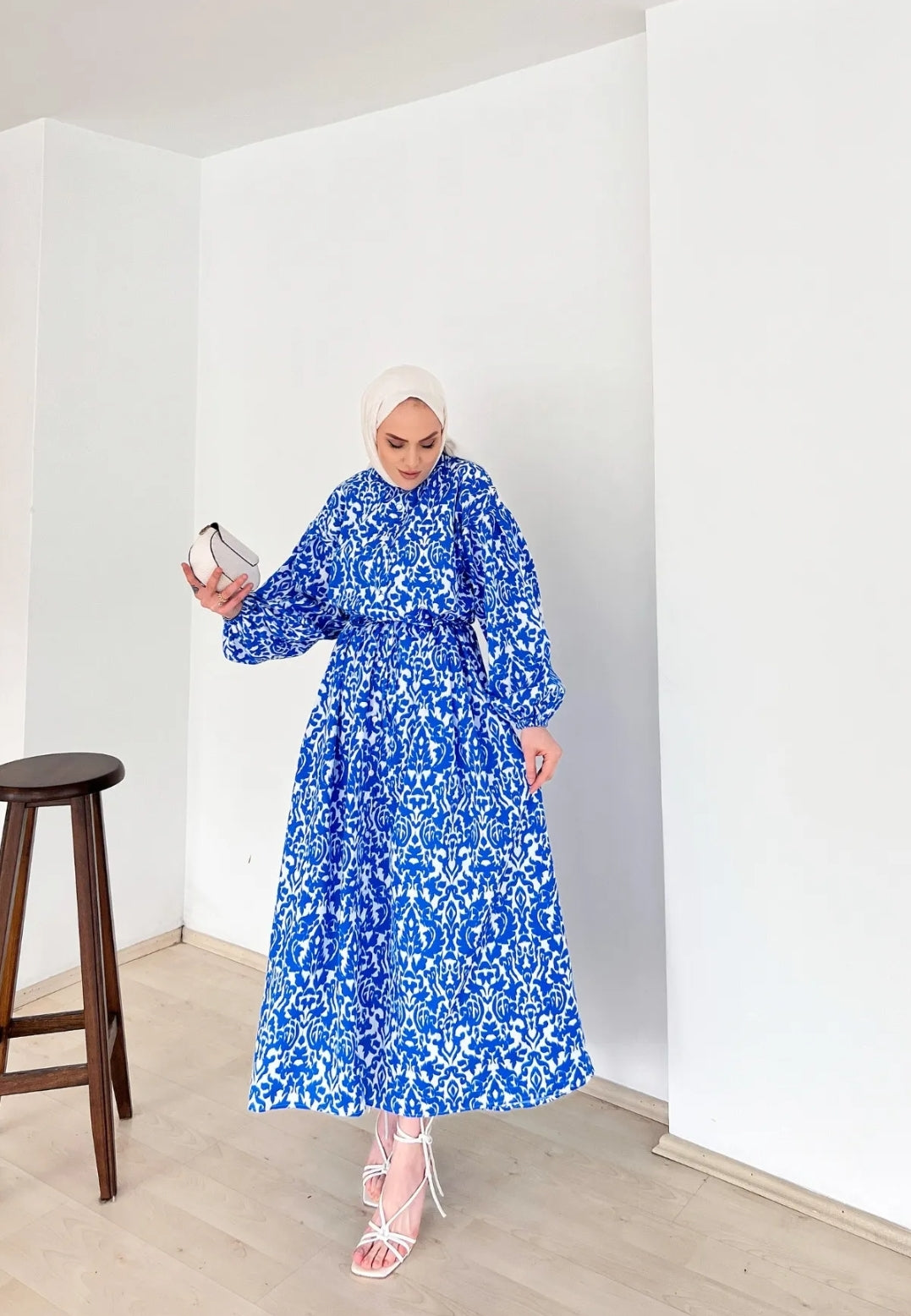 Robe bouffante - BLEU