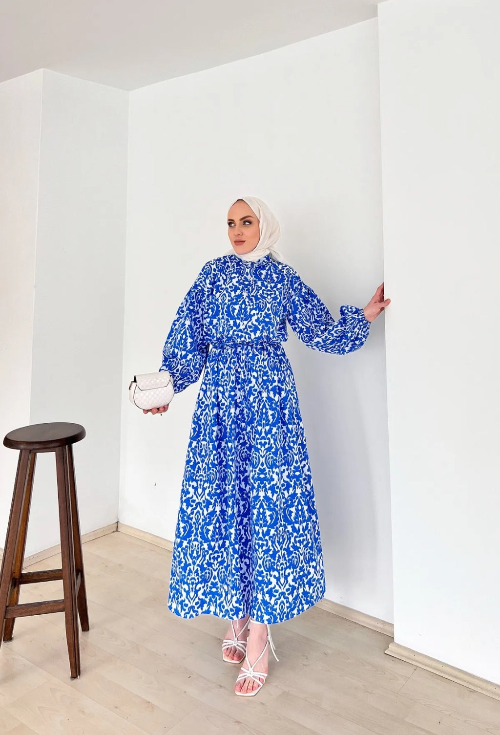 Robe bouffante - BLEU