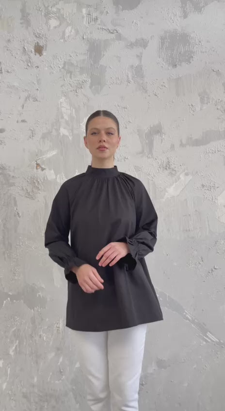 Blouse Longue - NOIR
