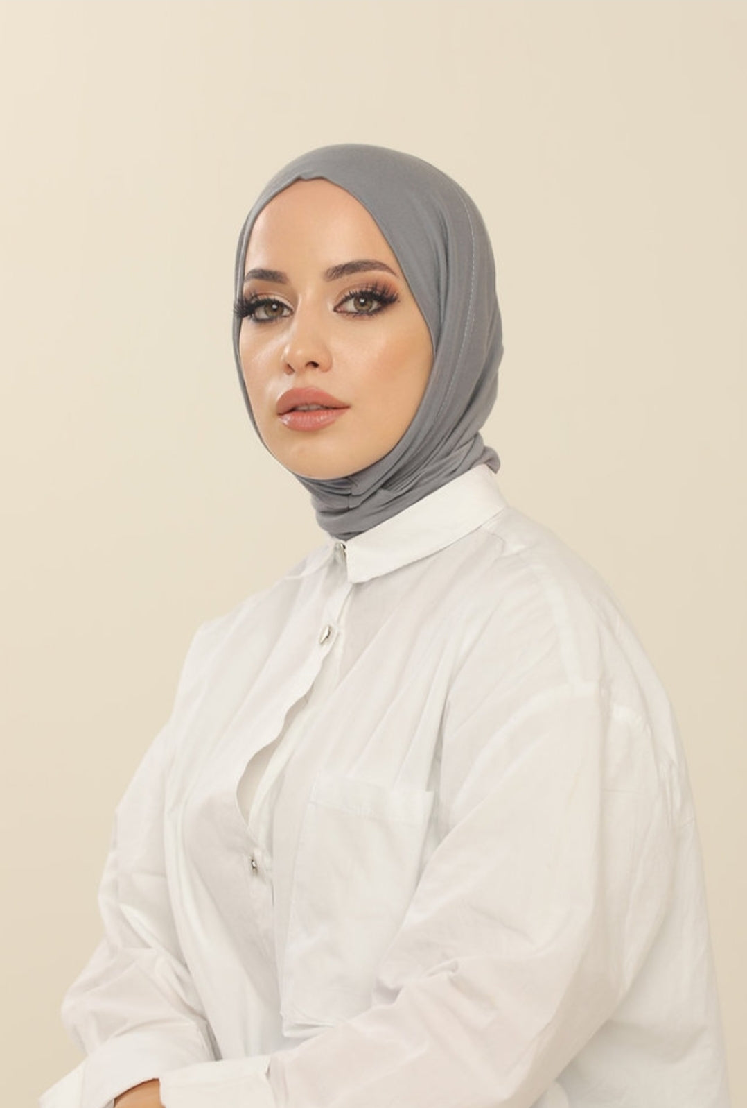 Hijab cagoule en jersey à enfiler - 13 coloris