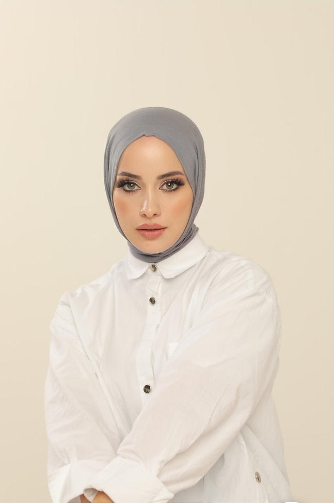Hijab cagoule en jersey à enfiler - 13 coloris