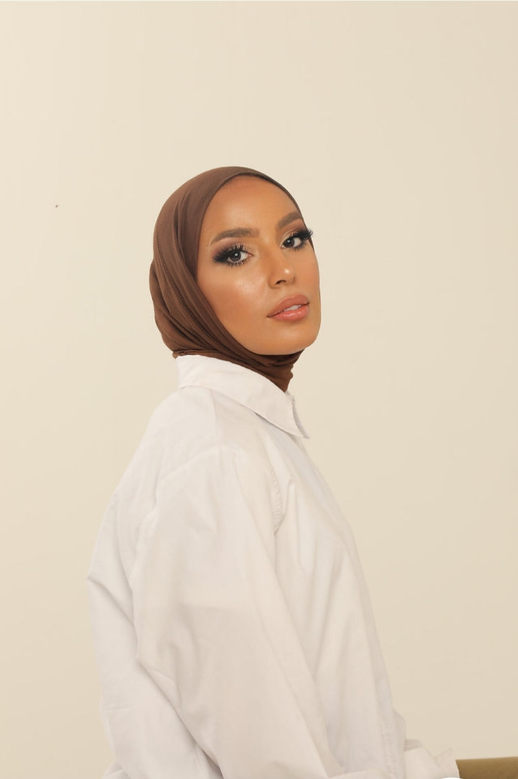 Hijab cagoule en jersey à enfiler - 13 coloris