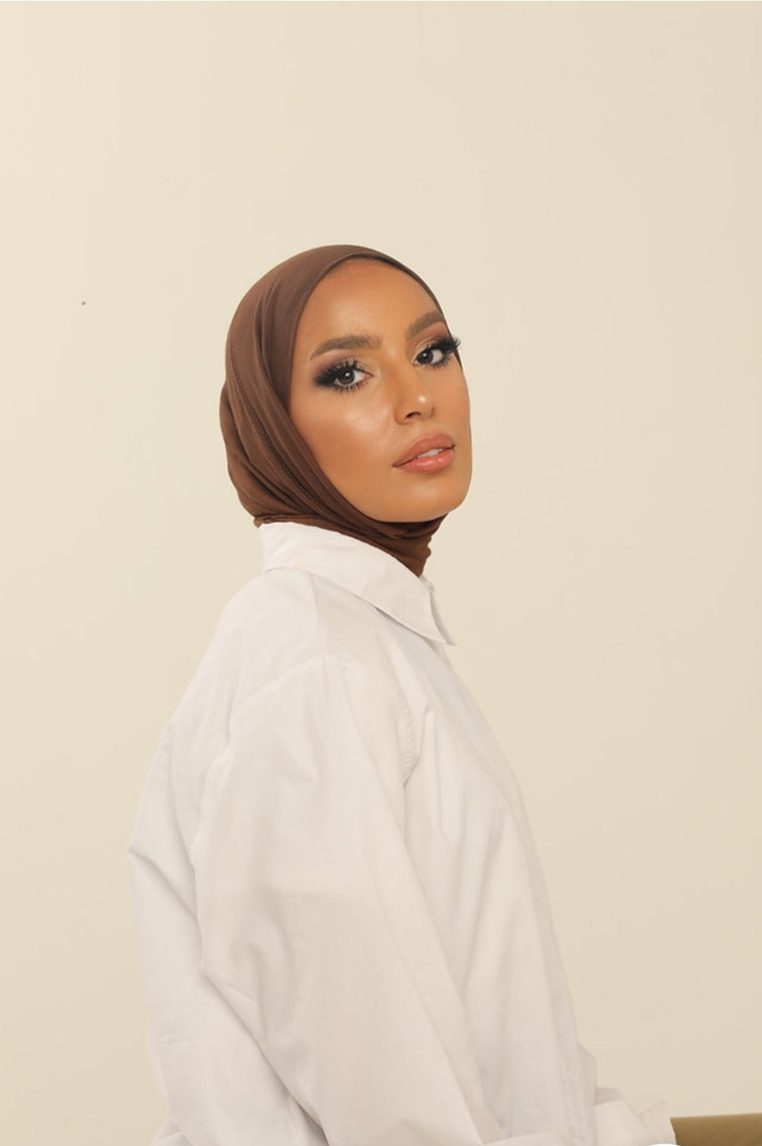 Hijab cagoule en jersey à enfiler - 13 coloris
