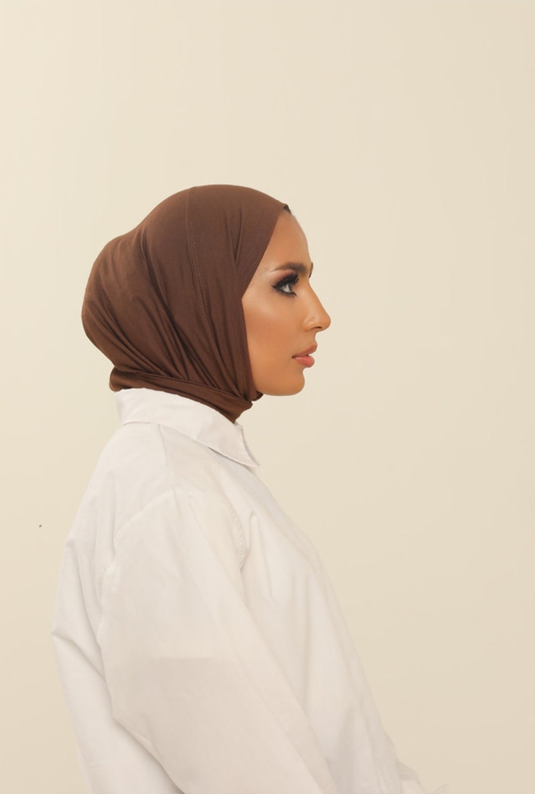 Hijab cagoule en jersey à enfiler - 13 coloris