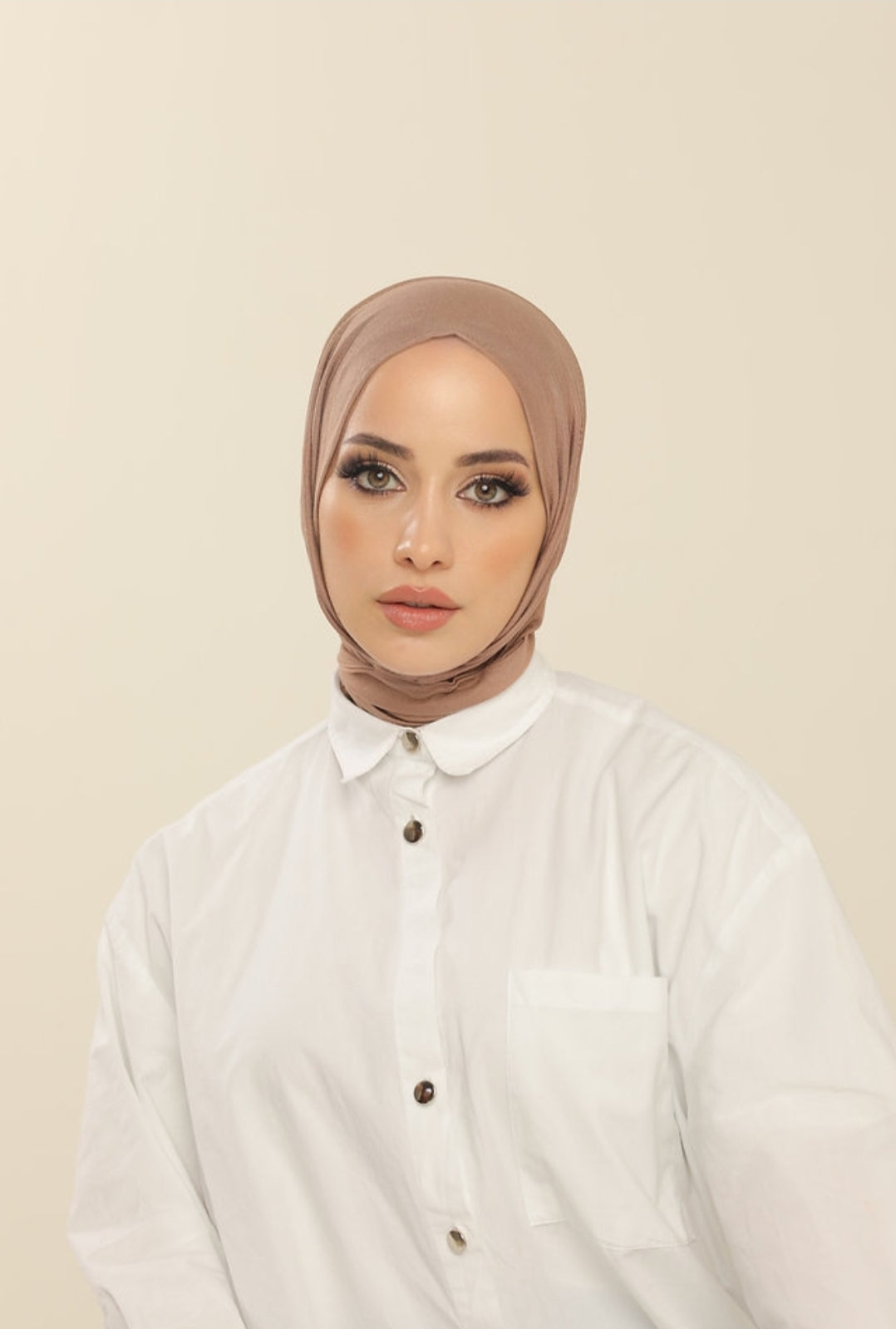 Hijab cagoule en jersey à enfiler - 13 coloris