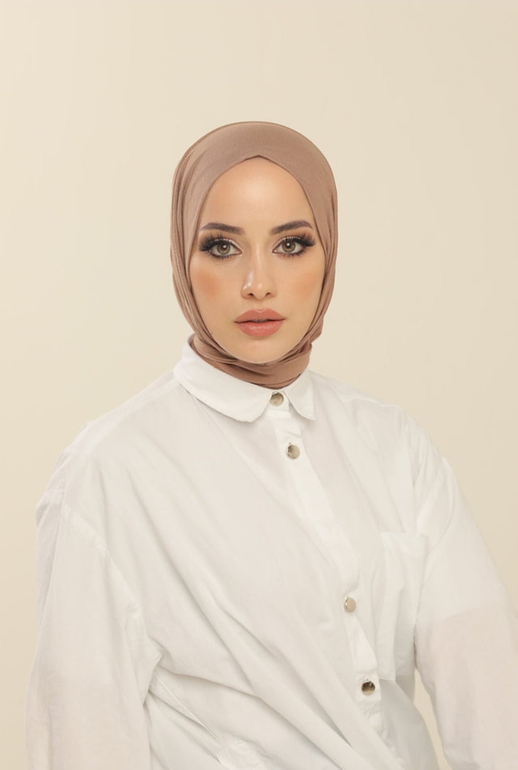 Hijab cagoule en jersey à enfiler - 13 coloris