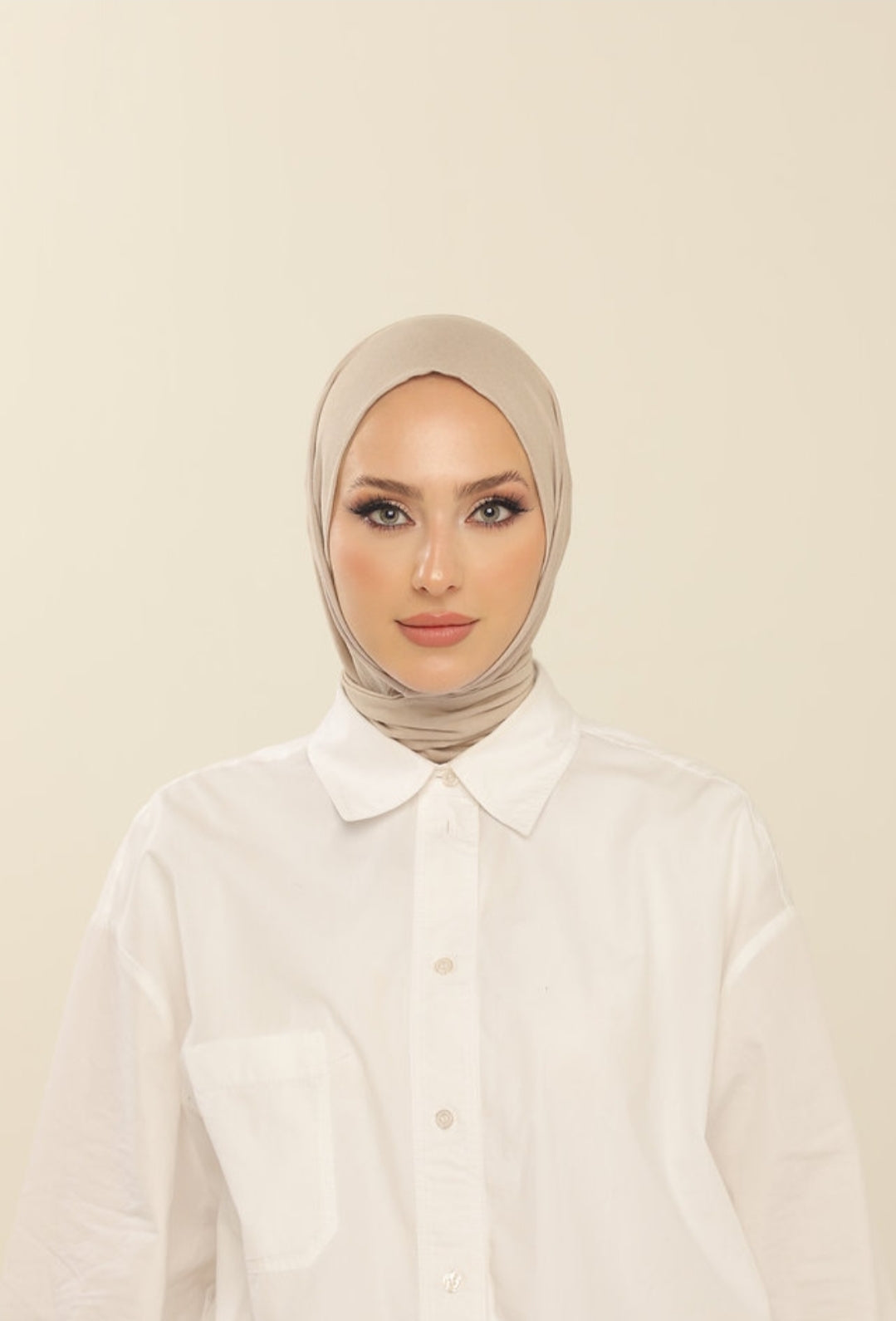 Hijab cagoule en jersey à enfiler - 13 coloris