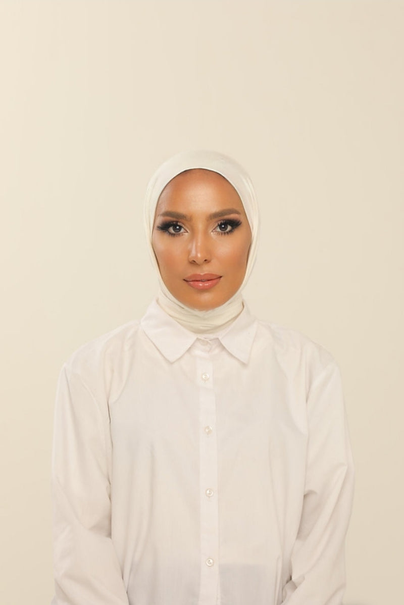 Hijab cagoule en jersey à enfiler - 13 coloris
