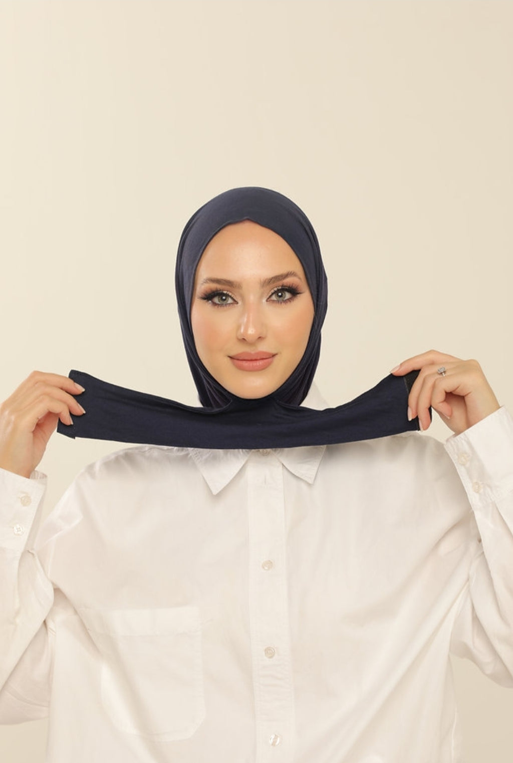 Hijab cagoule en jersey à enfiler - 13 coloris