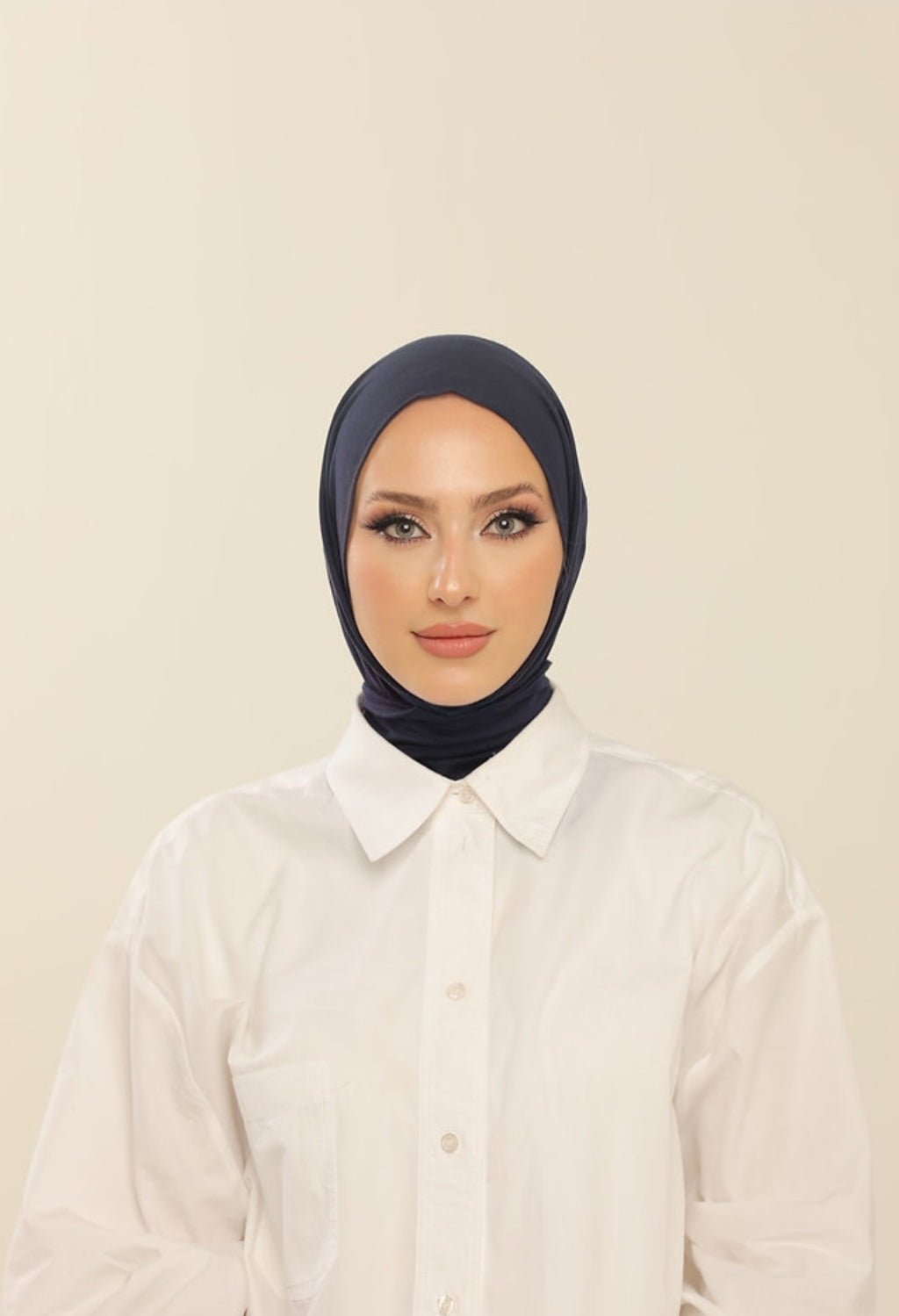 Hijab cagoule en jersey à enfiler - 13 coloris