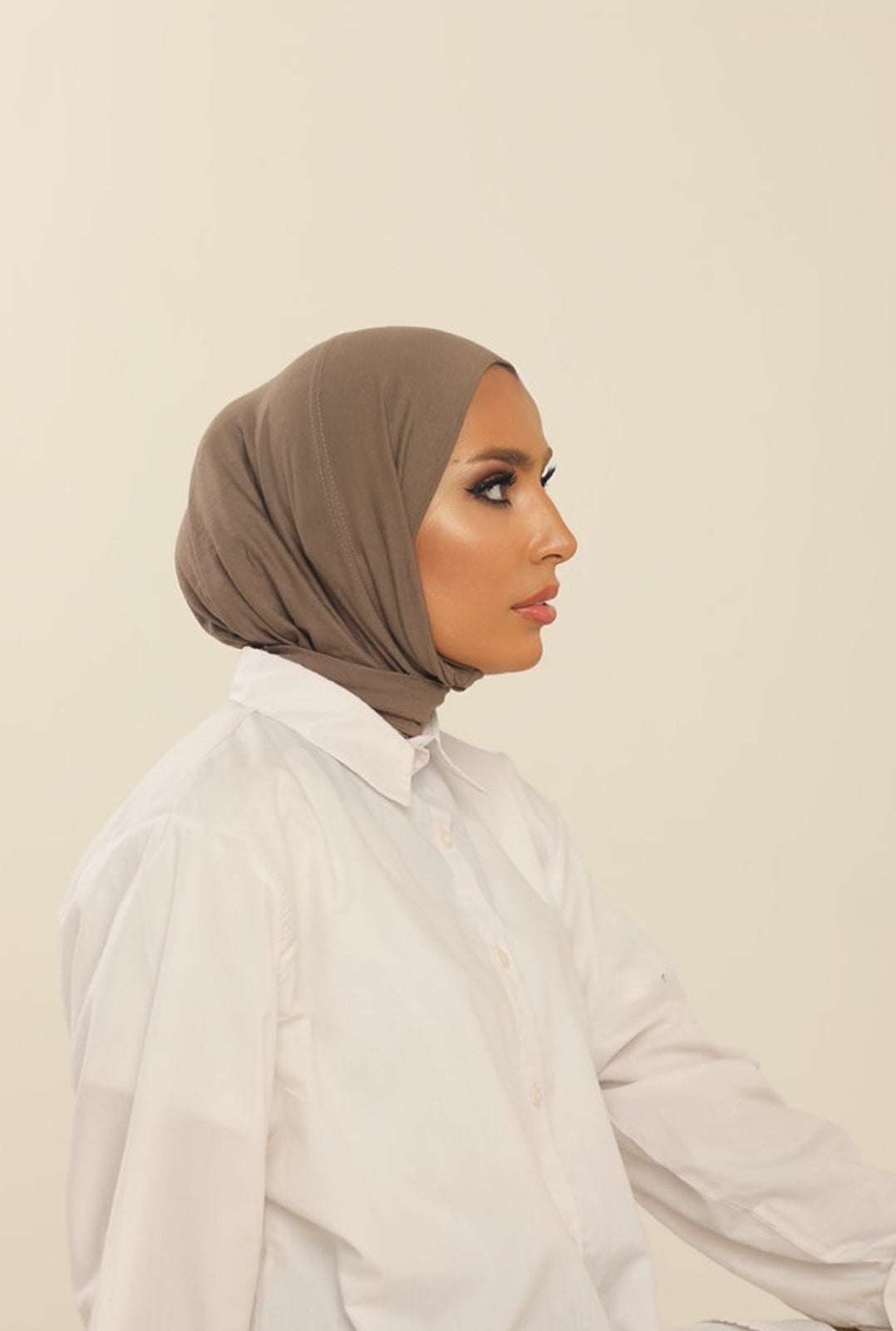 Hijab cagoule en jersey à enfiler - 13 coloris
