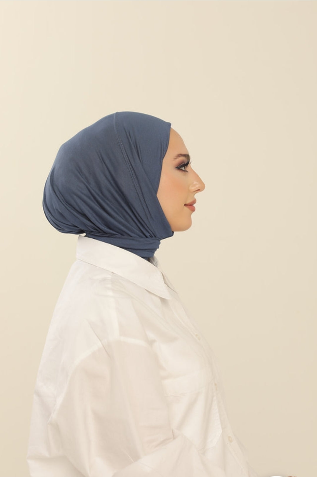 Hijab cagoule en jersey à enfiler - 13 coloris