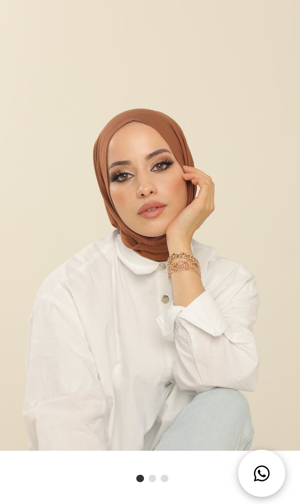 Hijab cagoule en jersey à enfiler - 13 coloris