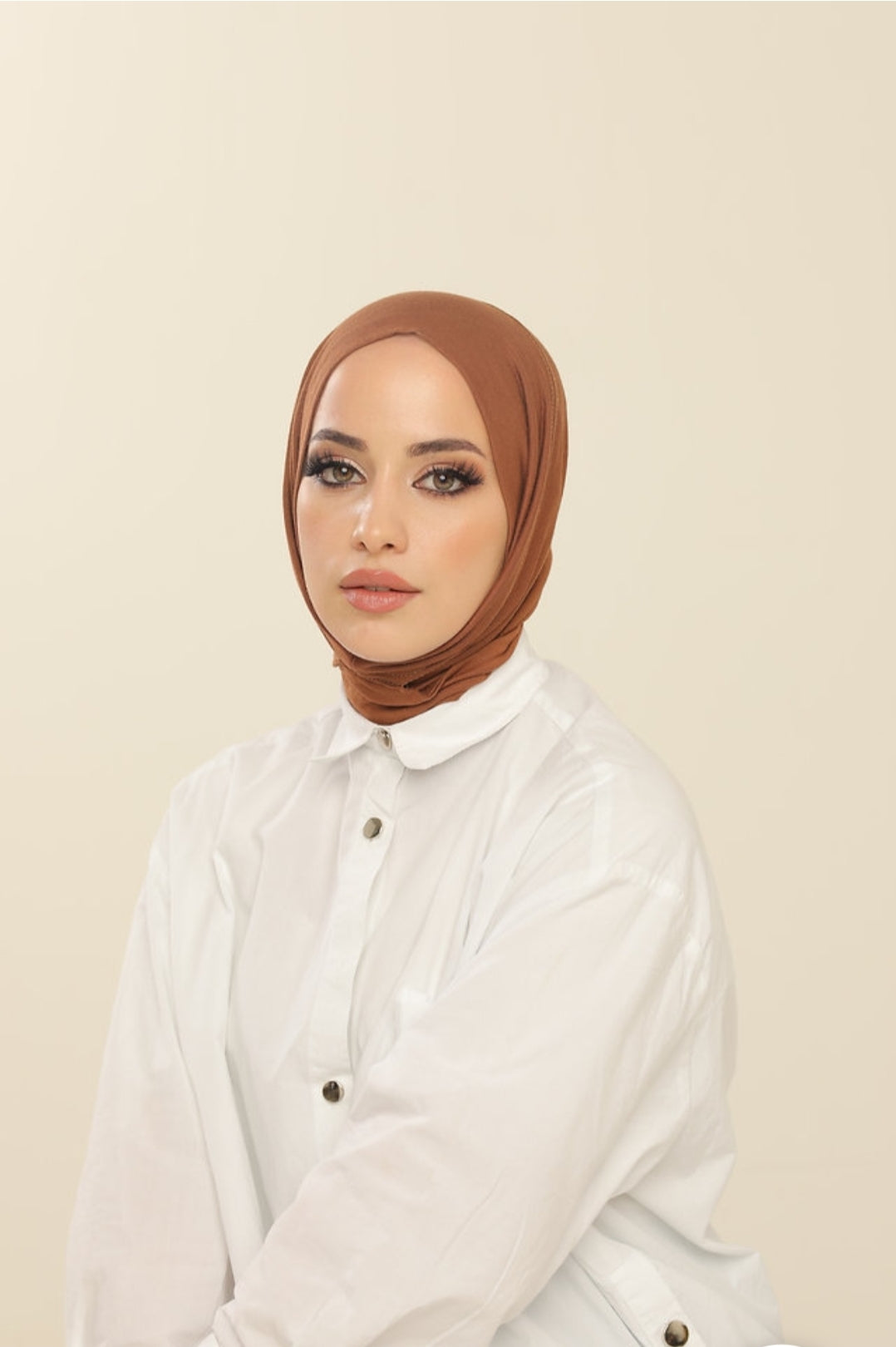 Hijab cagoule en jersey à enfiler - 13 coloris