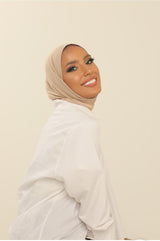 Hijab cagoule en jersey à enfiler - 13 coloris