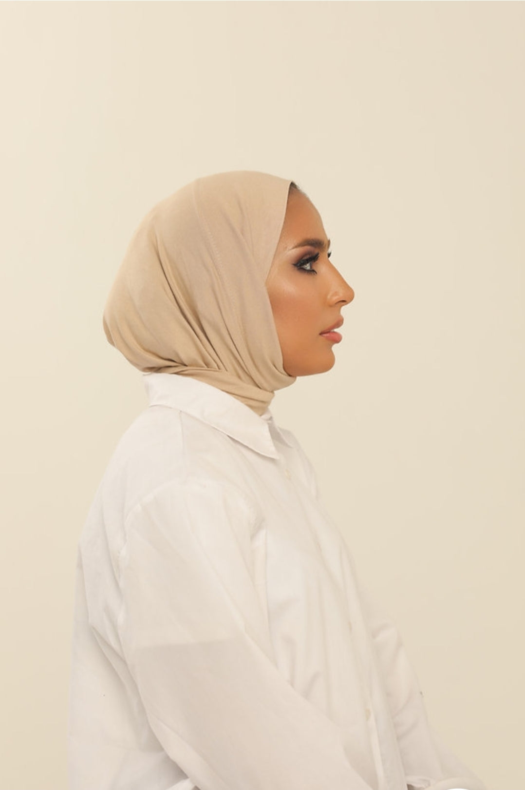 Hijab cagoule en jersey à enfiler - 13 coloris
