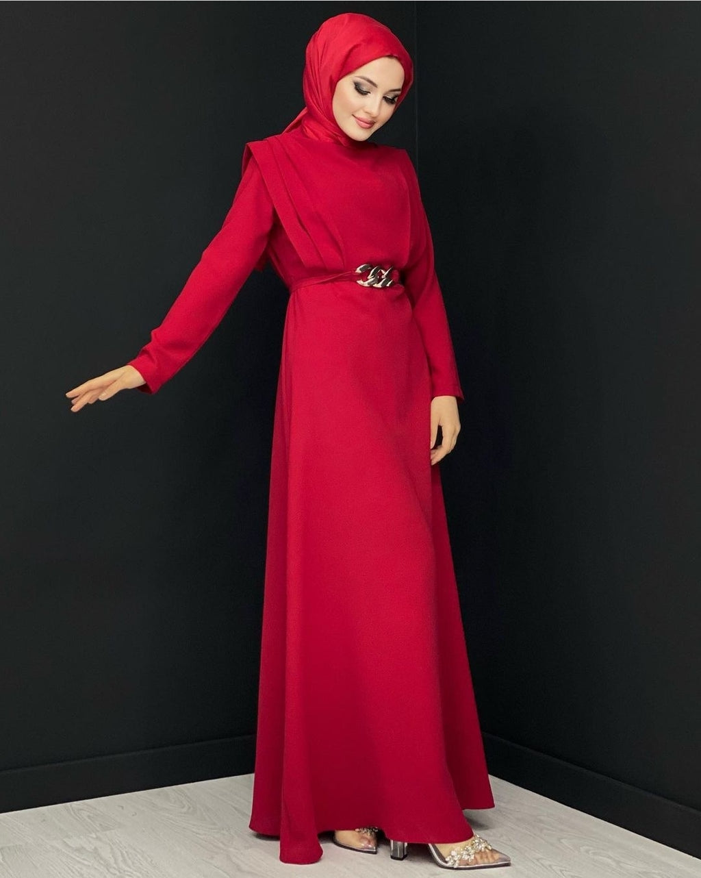 Robe SEYMA - ROUGE
