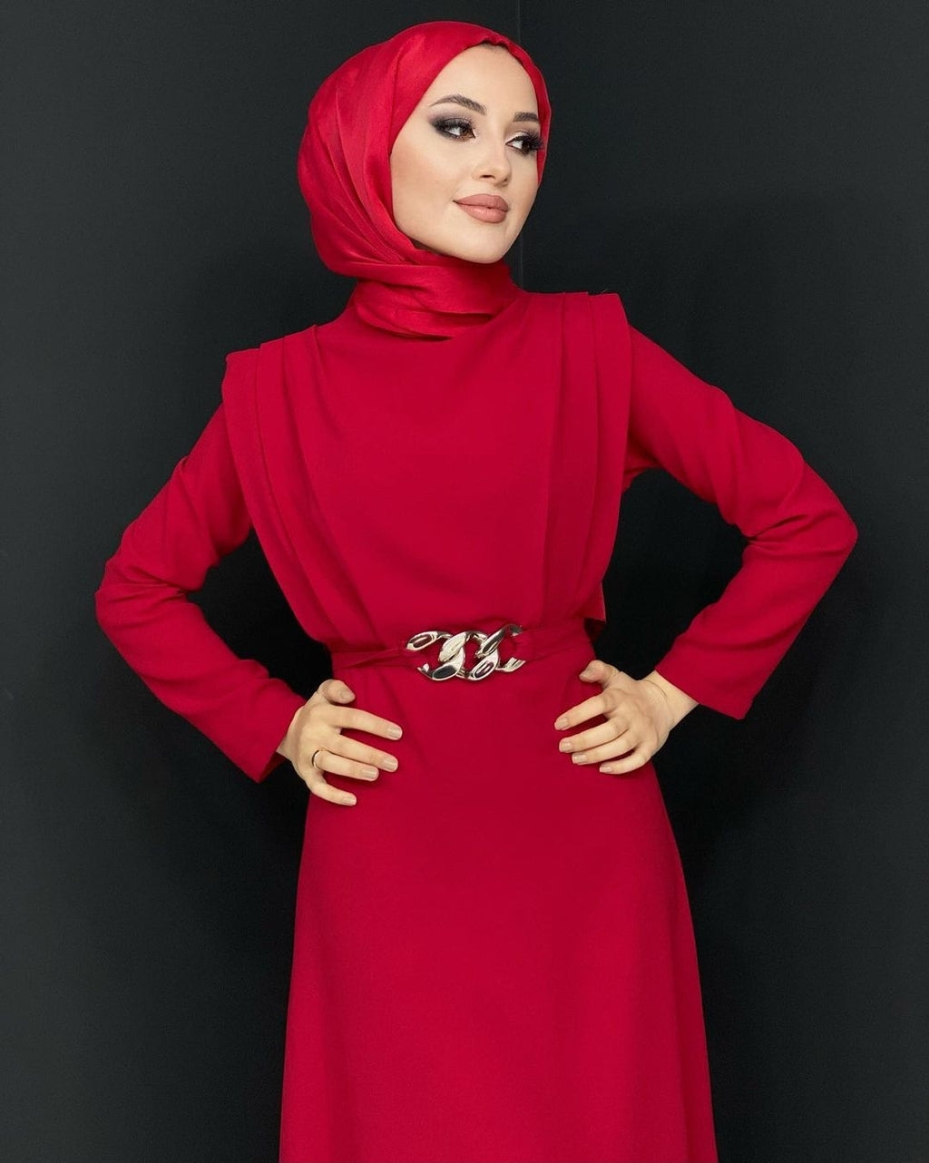 Robe SEYMA - ROUGE